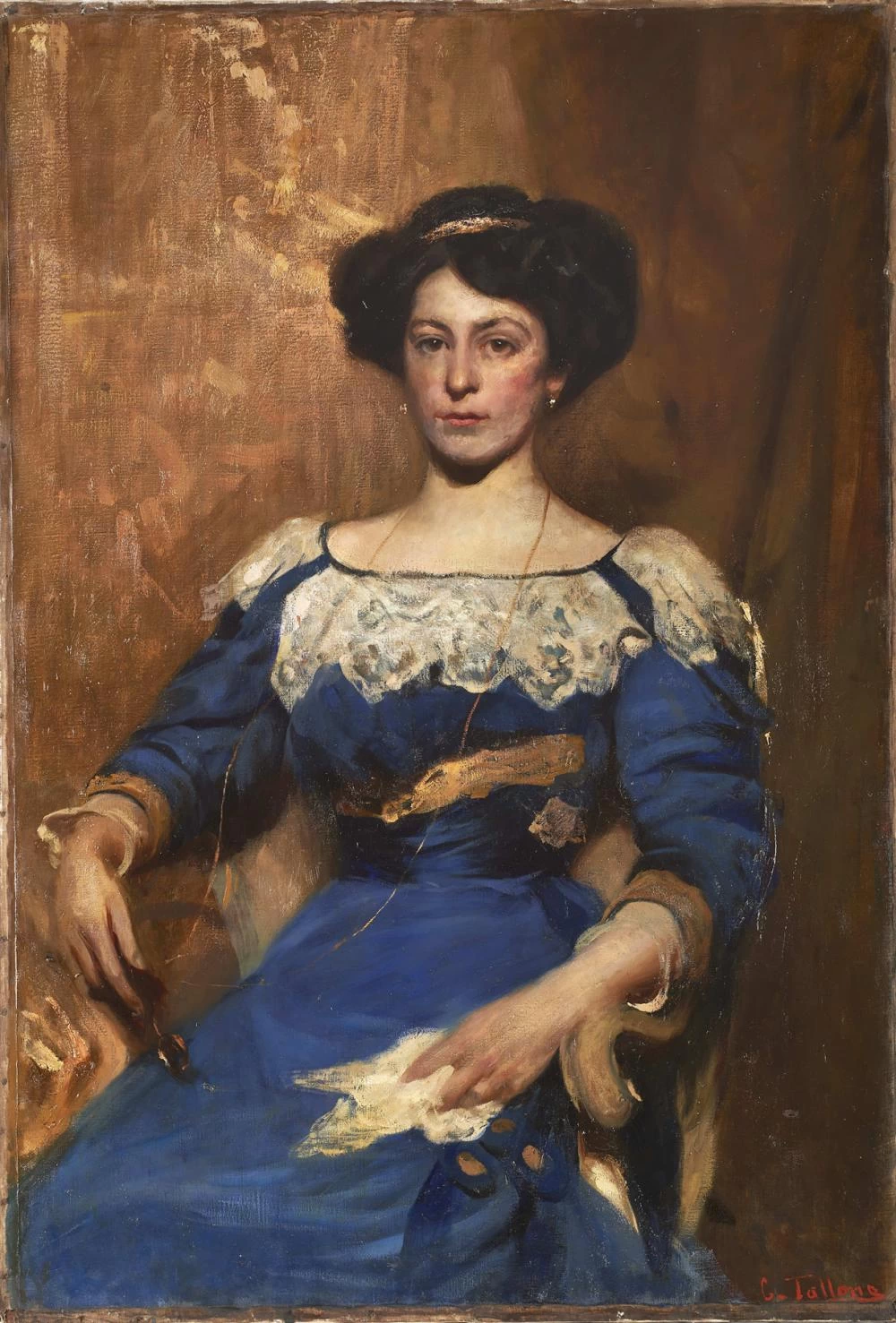 Dama in blu